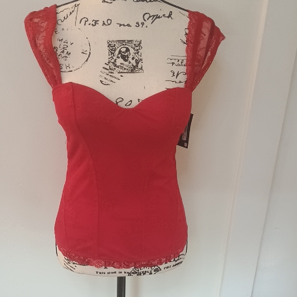 Sexy Red Lace Women’s Corset
